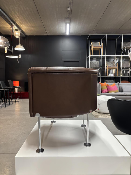 Sessel Haussmann 310 Leder Elen Mocca Braun 8