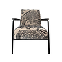 Vitra Fauteuil Salon Stoff Tiger Schwarz Weiß 0
