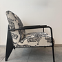 Vitra Fauteuil Salon Stoff Tiger Schwarz Weiß 3