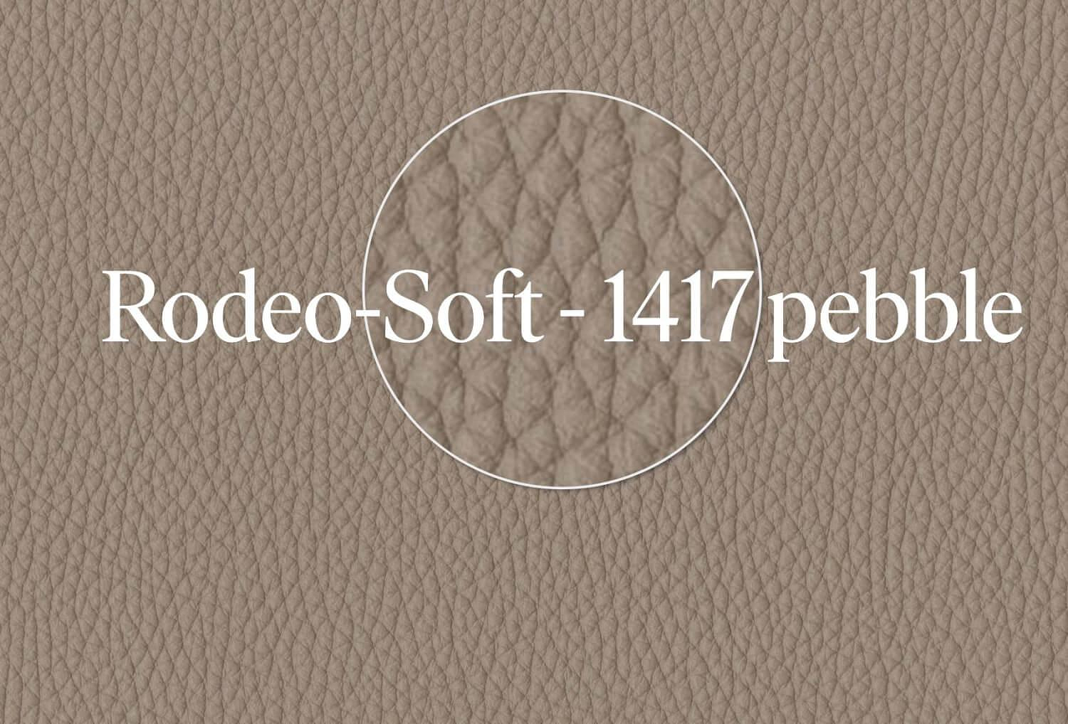 2er Set Stuhl Sheru 1430 C Stoff Grau Leder Rodeo Soft 6