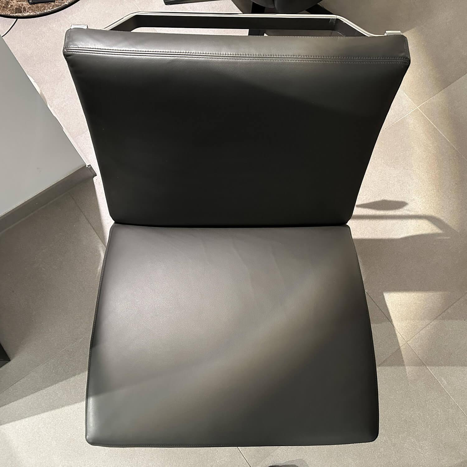 Walter Knoll Sessel Berlin Leder Congress 55 Chrom 2