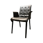 Walter Knoll Liz Wood 1323 Stuhl Leder Dunkelbronze 7