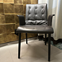 Walter Knoll Liz Wood 1323 Stuhl Leder Dunkelbronze 9