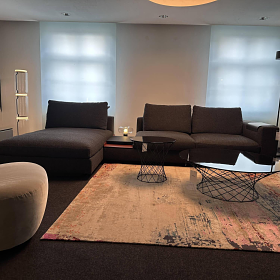 Walter Knoll Ecksofa Living Landscape Stoff Kvadrat Schwarz 11