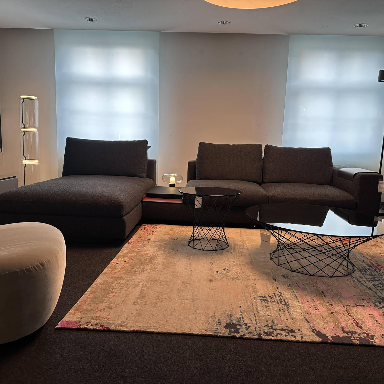 Walter Knoll Ecksofa Living Landscape Stoff Kvadrat Schwarz 1