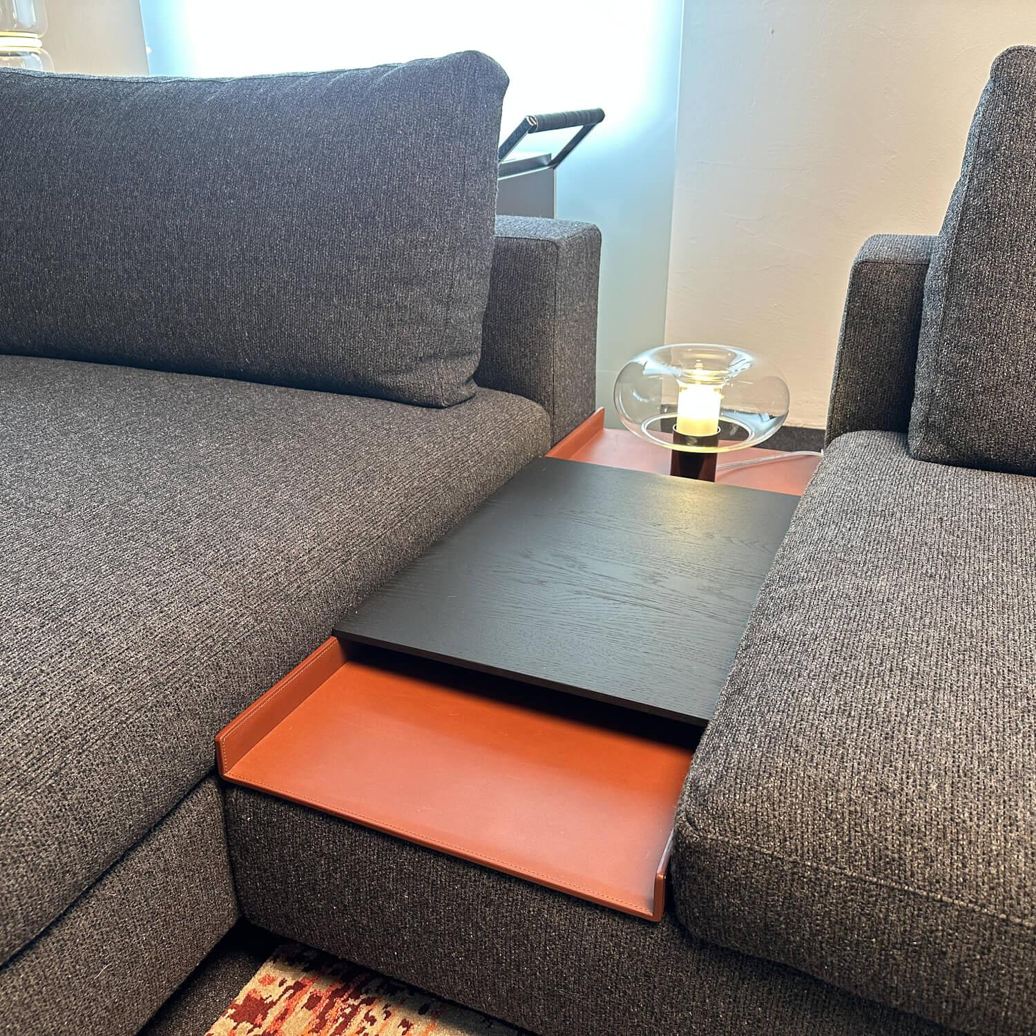 Walter Knoll Ecksofa Living Landscape Stoff Kvadrat Schwarz 6