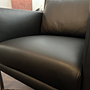 Walter Knoll Sessel Jason Leder Nappa Schwarz Metallgestell 9