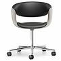 Walter Knoll Lox Leather Congress Chair Black Aluminum 2