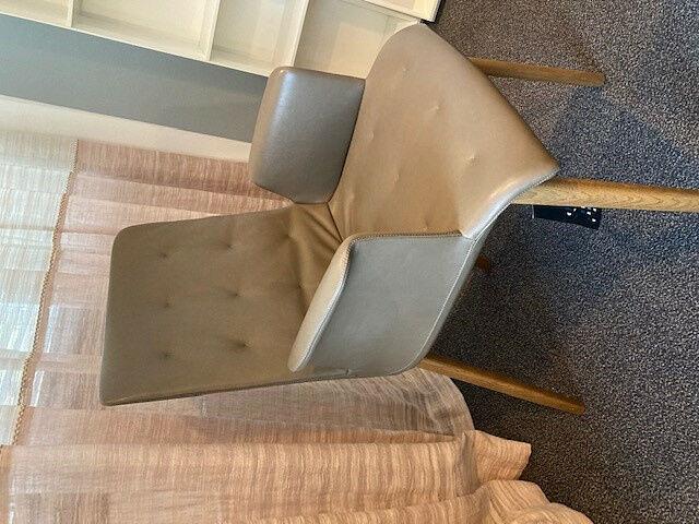 Walter Knoll Liz Wood Leather Elen 1381 Khaki Oak 3