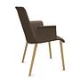 Walter Knoll Liz Wood Leather Elen 1381 Khaki Oak 1