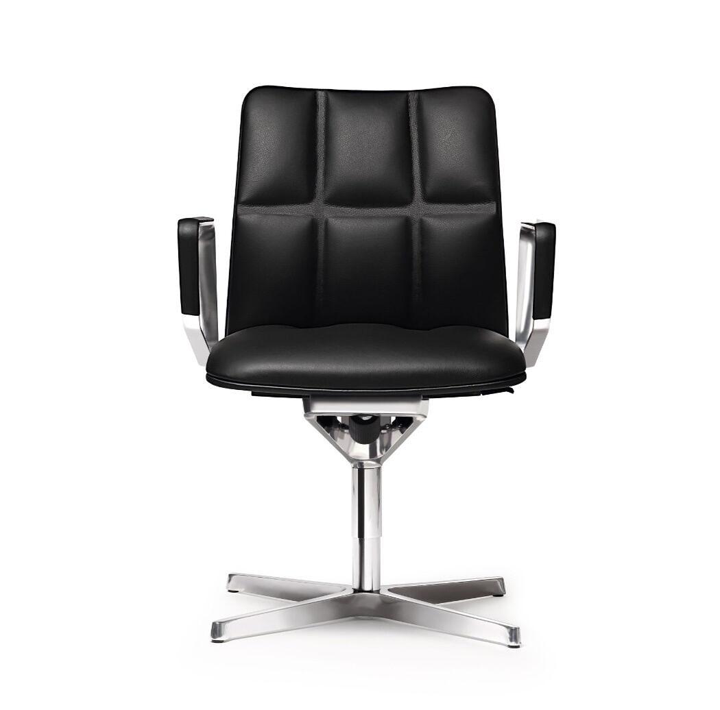 Walter Knoll Konferenzstuhl Leadchair 2023 Schwarz Leder 0