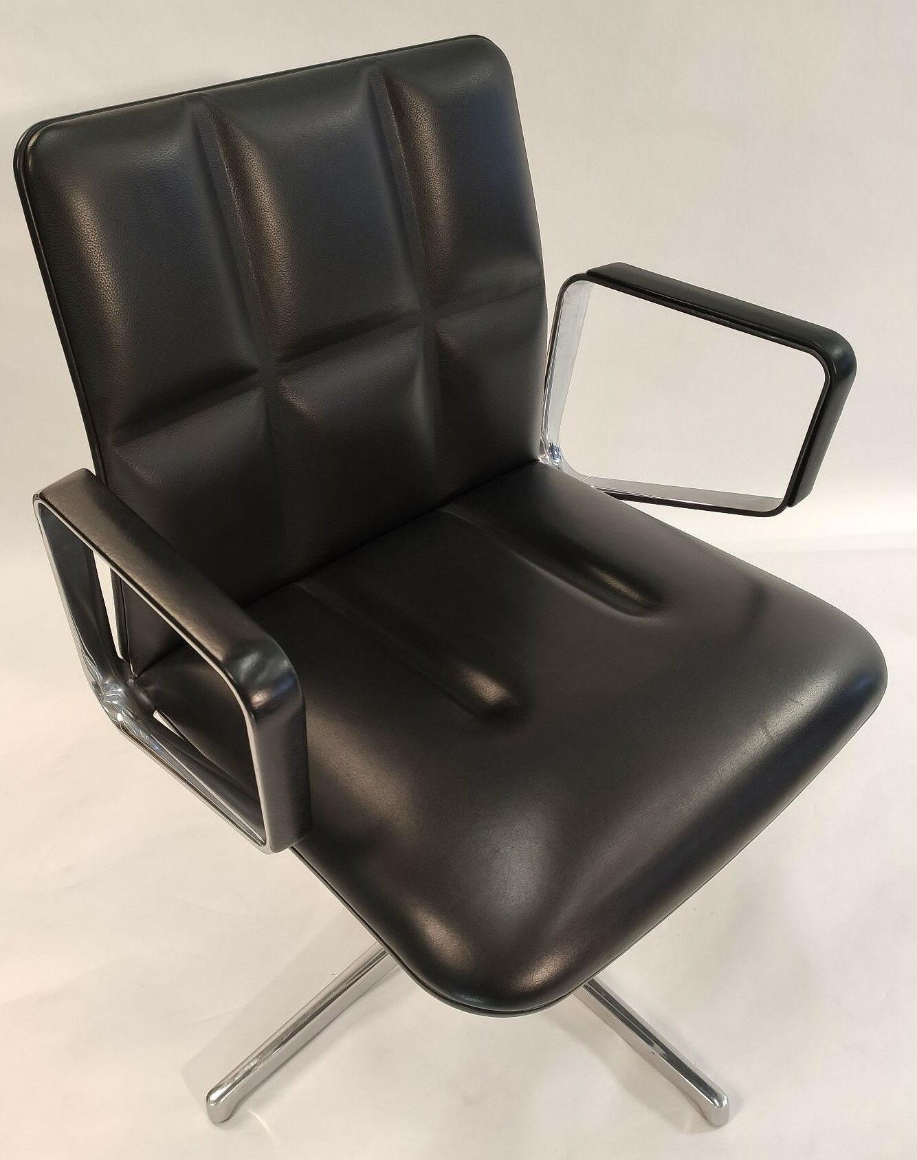 Walter Knoll Konferenzstuhl Leadchair 2023 Schwarz Leder 3