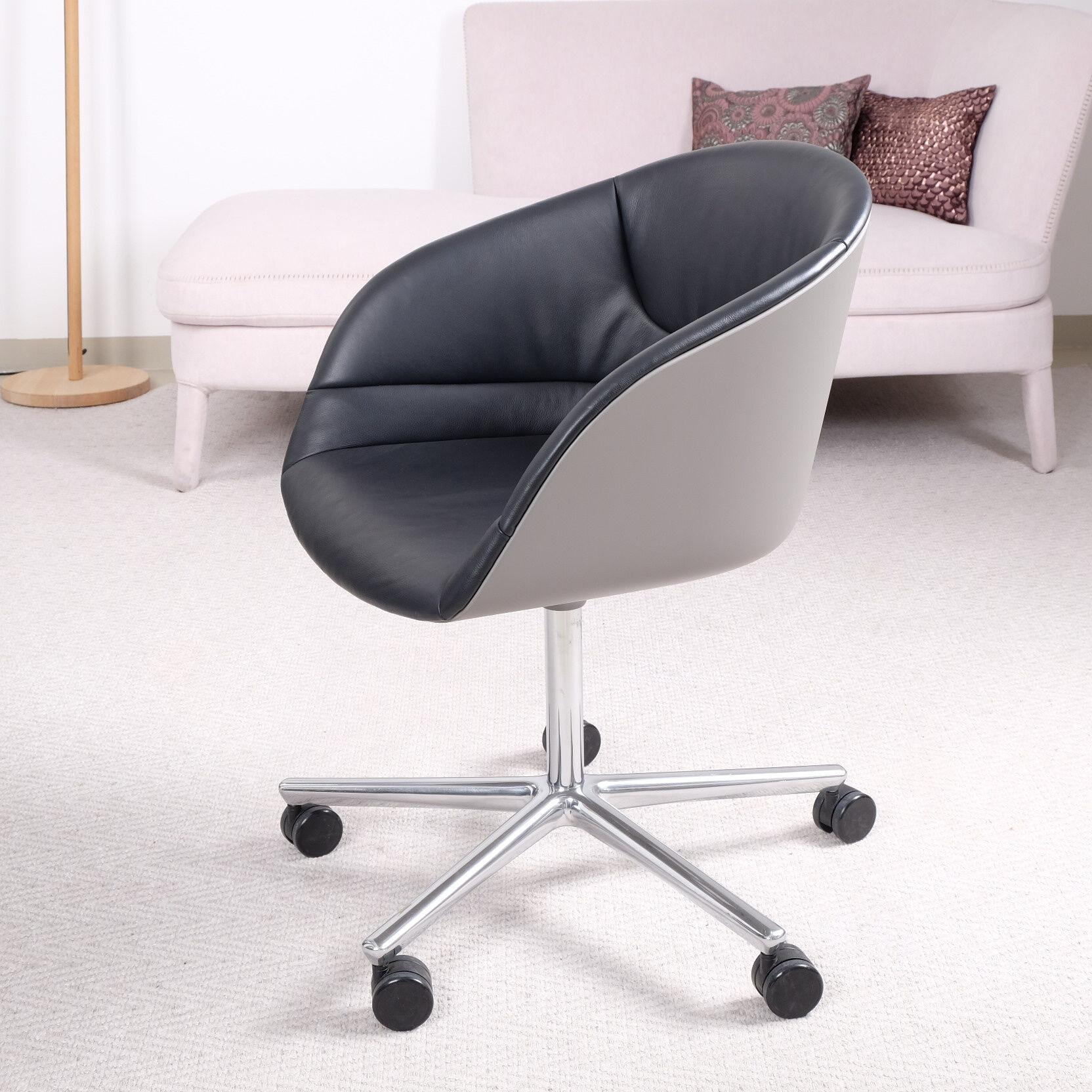 Walter Knoll Kyo Leather Congress 251 Black Greige 2