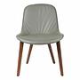 Walter Knoll Stuhl Sheru Leder Nussbaum Grau 2