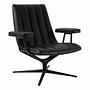 Walter Knoll Sessel Healey Lounge Leder Grau 2