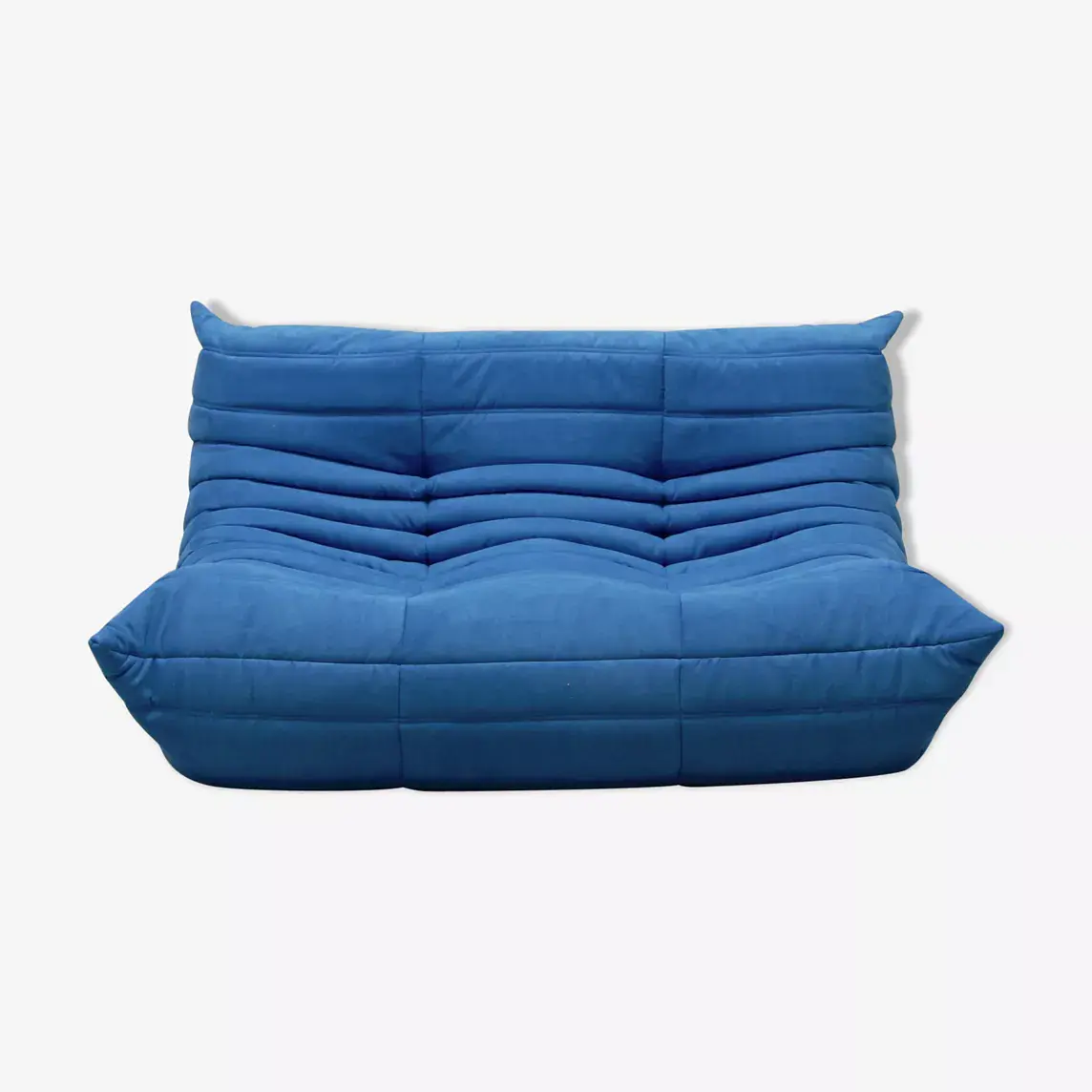 Togo Sofa 2-Sitzer Textil Blau 0
