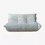 Togo Sofa 2-seater Madras leather White 0