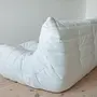 Togo Sofa 2-seater Madras leather White 2
