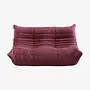 Togo Sofa 2-Seater Textile Fuchsia 0