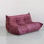 Togo Sofa 2-Seater Textile Fuchsia 1