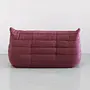 Togo Sofa 2-Seater Textile Fuchsia 4