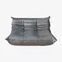 Togo Sofa 2-seater Velvet Silver Grey 0