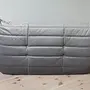 Togo Sofa 2-seater Velvet Silver Grey 5