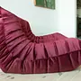 Togo Sofa 2-seater velvet burgundy 6