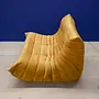 Togo Sofa 2-seater Mustard Yellow Velvet 3
