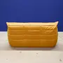 Togo Sofa 2-seater Mustard Yellow Velvet 4