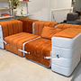 Curt-Set 7-Flexibler 2-Sitzer mit Kissen Jet Beige&Barcelona 8