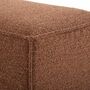 Daphne Module 1-Seater Left Pebble Rust 3