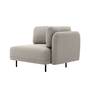 Ellis 1-seater corner module Agnes Brown 1