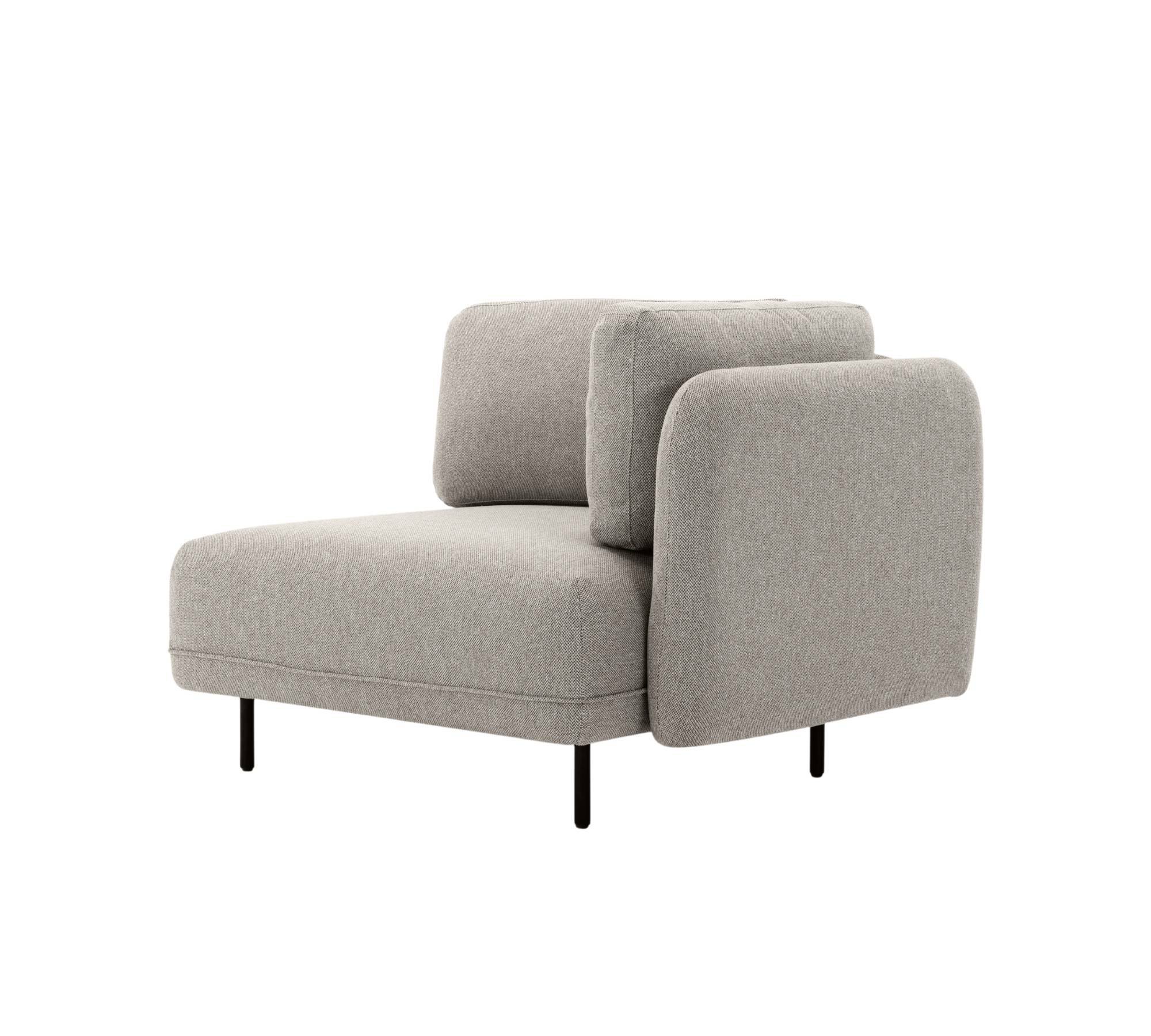 Ellis 1-seater corner module Agnes Brown 1