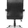 Office chair faux leather black 5
