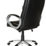 Office chair Faux leather Black 3