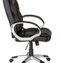 Office chair Faux leather Black 5