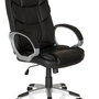 Office chair Faux leather Black 6