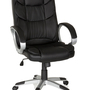 Office chair Faux leather Black 7