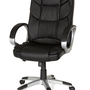 Office chair Faux leather Black 0