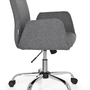Office chair textile cover light grey 3