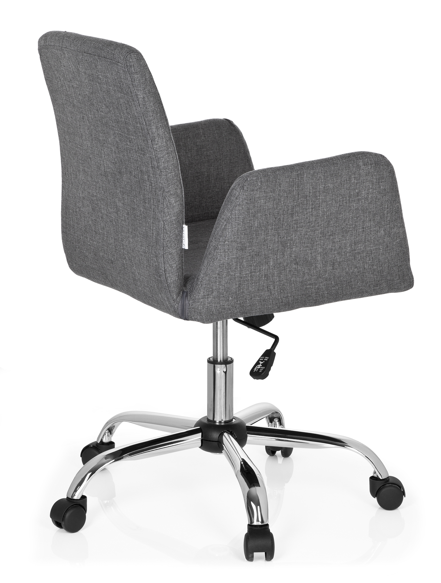 Office chair textile cover light grey 4