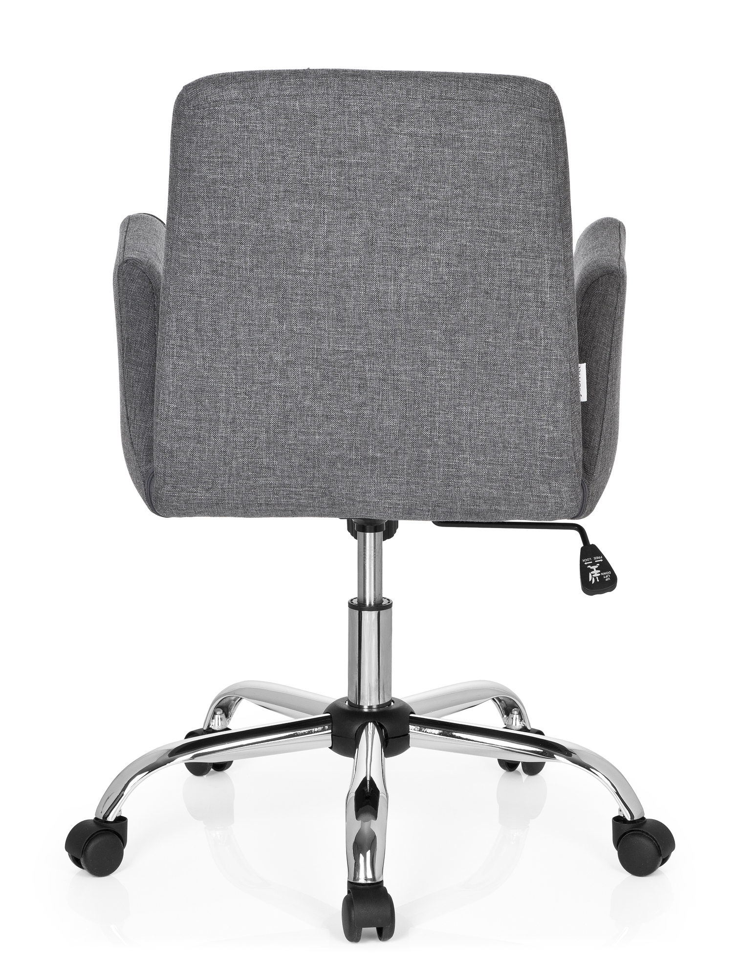 Office chair textile cover light grey 5