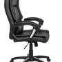 Office chair Leatherette Black 4
