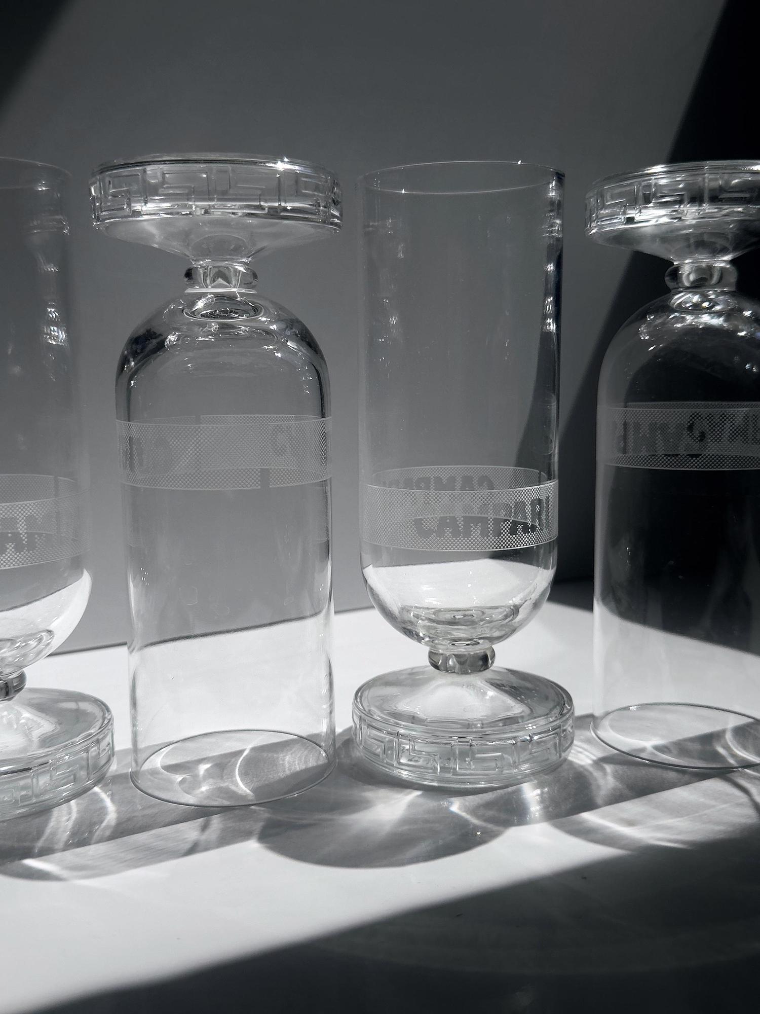 5 Campari „Greca“ Bittergläser von Matteo Thun für Alessi 5