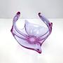 XXL Vintage Alexandrit-Glasschale in Flieder & Rosa 2