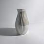 Vintage Keramikvase in Muschelform mit Perlglanz 4