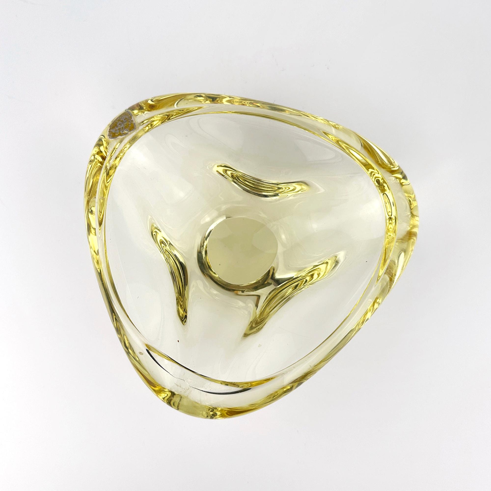 Vintage Citringlas-Aschenbecher von Miroslav Klinger 2