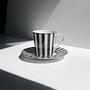 6 Vintage Mique „Chopin“ Espressotassen mit Untertassen 5