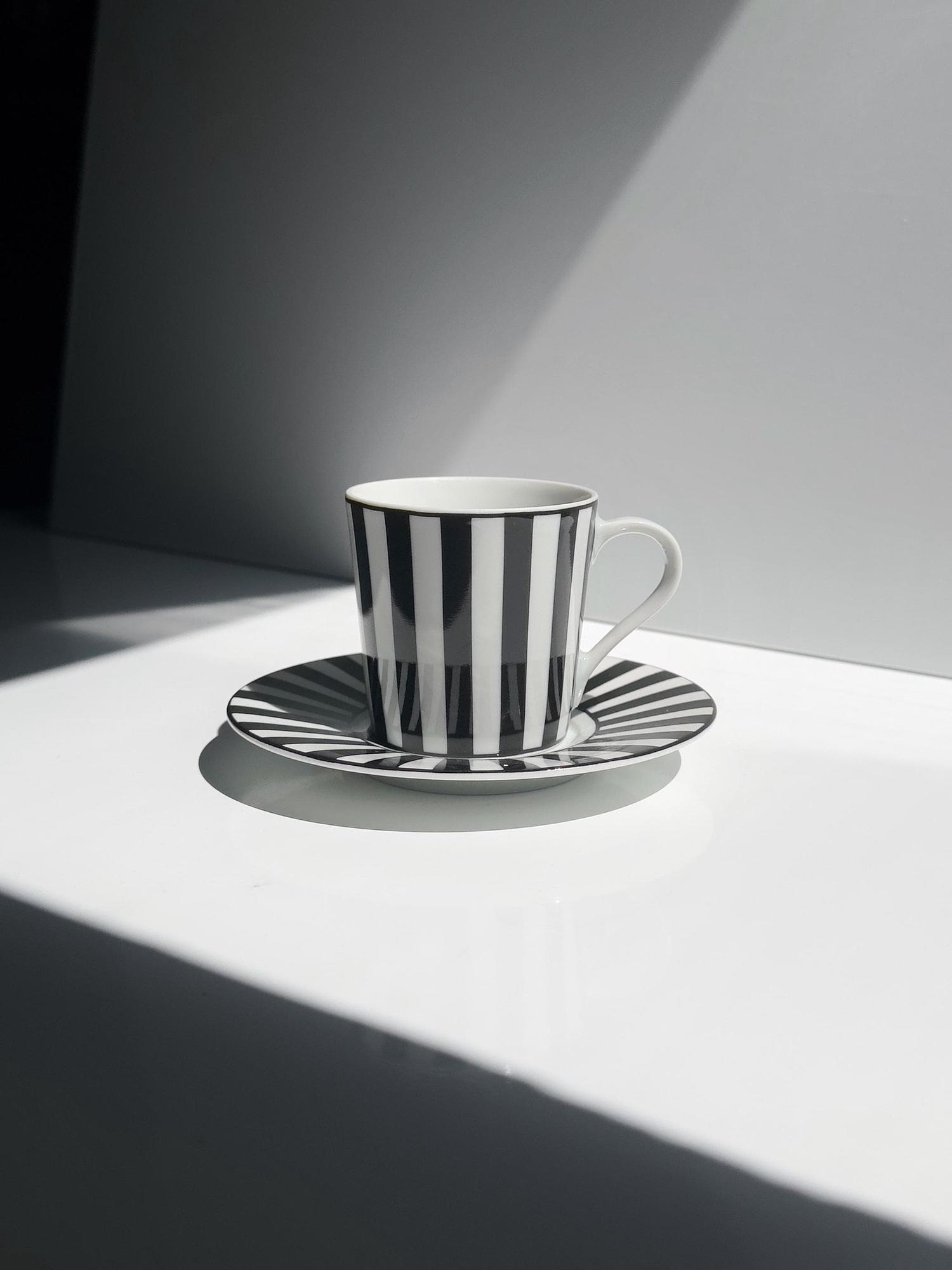 6 Vintage Mique „Chopin“ Espressotassen mit Untertassen 5